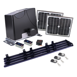 1000Kg Auto Solar Slide Sliding Gate Opener Automatic W 4M Rail