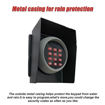Wireless Keypad Entry For Swing And Sliding Gate With Metal Casing