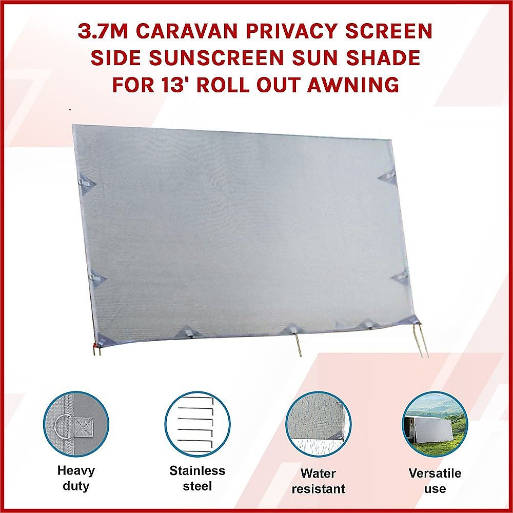 3.7M Caravan Privacy Screen Side Sunshade