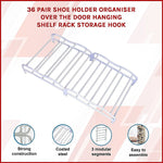 Over-The-Door Shoe Organizer Rack