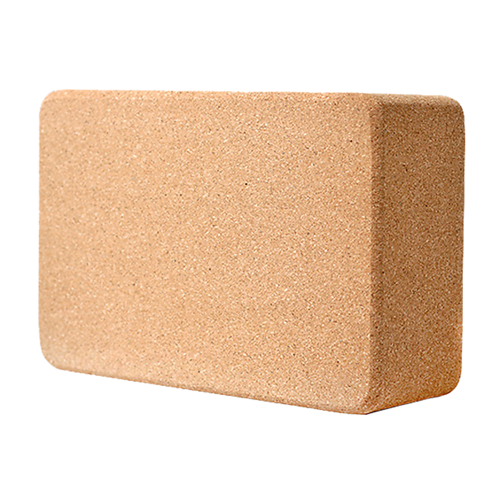 2x Cork Yoga Blocks Organic Exercise Bricks