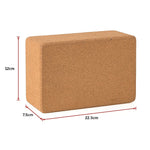 2x Cork Yoga Blocks Organic Exercise Bricks