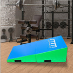 Foldable Soft Gym Mat 120x60x35cm Incline Wedge