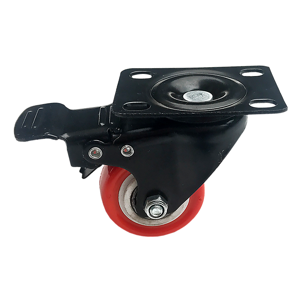 Set Of 8 Polyurethane Swivel Castor Wheels