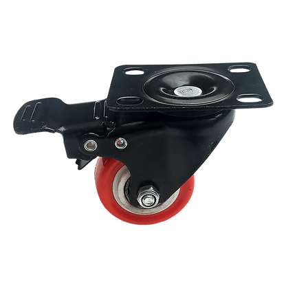 Set Of 8 Polyurethane Swivel Castor Wheels