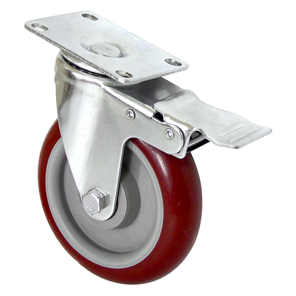 Heavy Duty 5" Swivel Castor Wheels (Set Of 4)