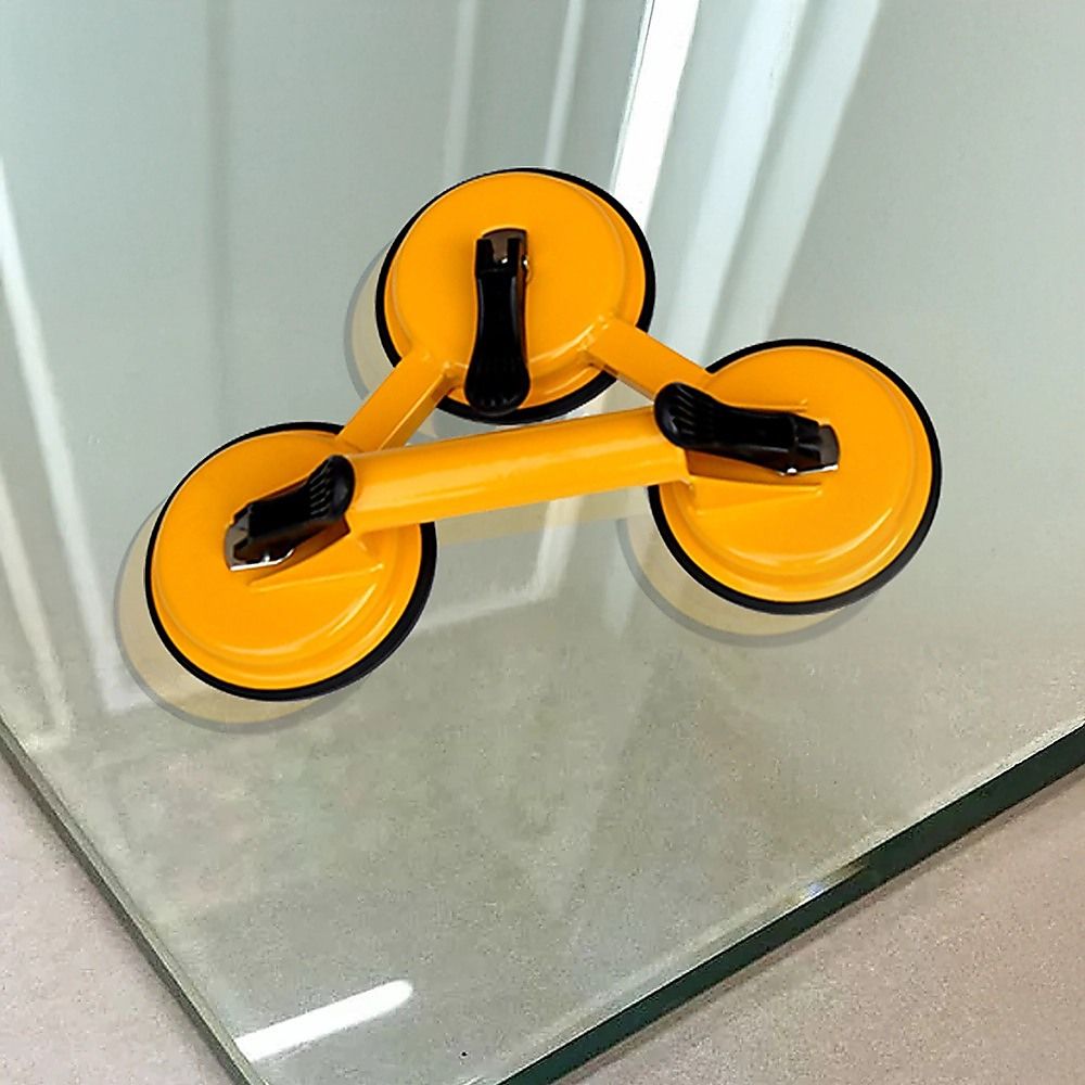 Aluminum Triple Suction Cup Glass Lifter (150Kg)