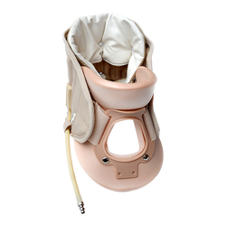 Neck Traction Air Decompression Support Brace Cervical Collar Hand Pump