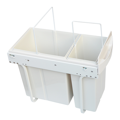 Kitchen Dual Slide Bin 10L+20L Garbage Rubbish Waste