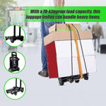 Portable Folding Dolly Cart Luggage Trolley