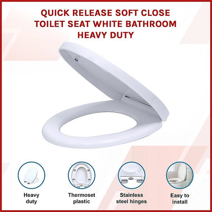 Quick Release Soft Close Toilet Seat