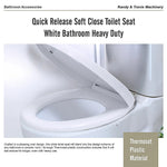 Quick Release Soft Close Toilet Seat