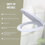Quick Release Soft Close Toilet Seat