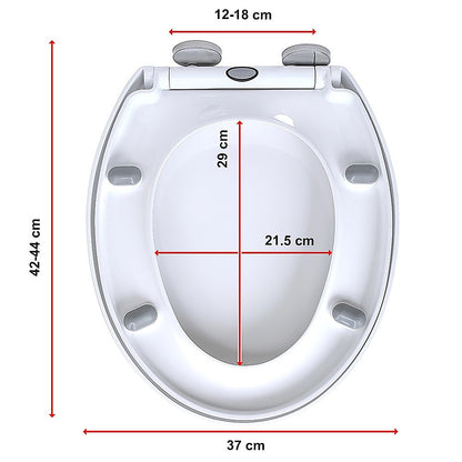 Quick Release Soft Close Toilet Seat
