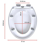 Quick Release Soft Close Toilet Seat