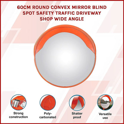 60Cm Round Convex Safety Mirror