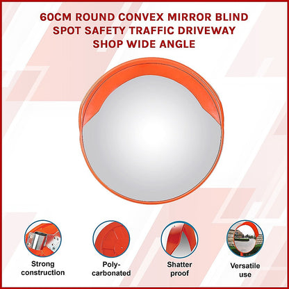 60Cm Round Convex Safety Mirror