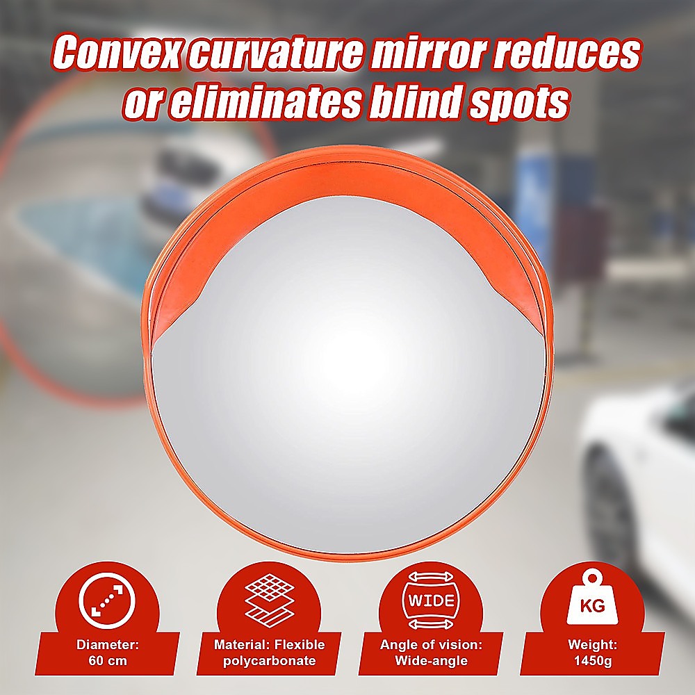 60Cm Round Convex Safety Mirror