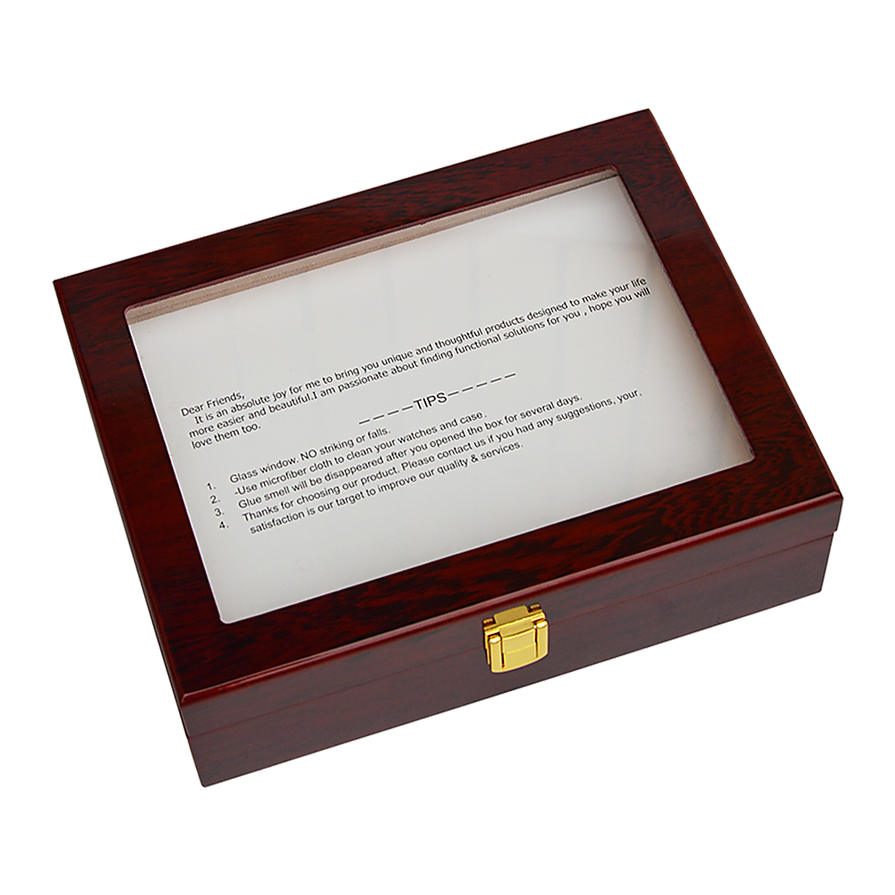 Wooden Watch Case Jewelry Storage Box