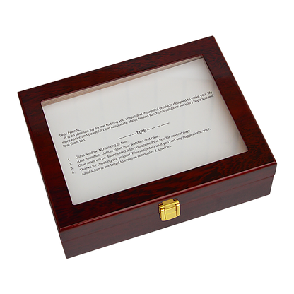 Wooden Watch Case Jewelry Storage Box