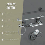 4 Piece Towel Bar Set Bath Accessories Bathroom Hardware
