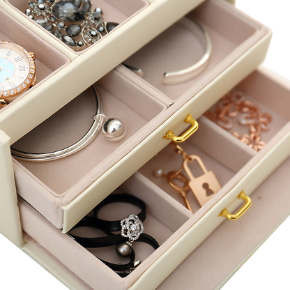 Jewellery Storage Box Girls Rings Necklaces Display Organiser Storage