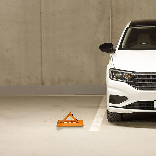 Fold Down Vehicle Security Bollard For Parking Spot Safety