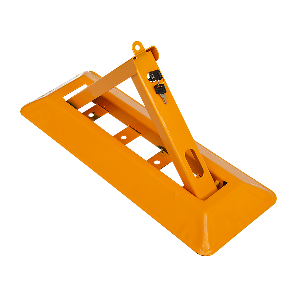 Fold Down Vehicle Security Bollard For Parking Spot Safety