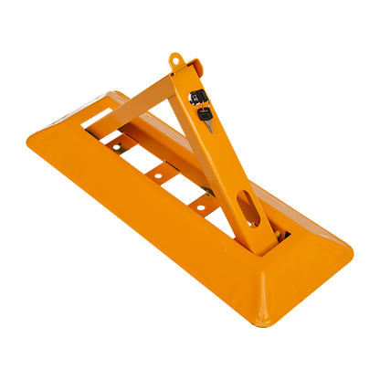 Fold Down Vehicle Security Bollard For Parking Spot Safety