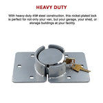 Heavy Duty Van Door Lock Padlock With Brackets
