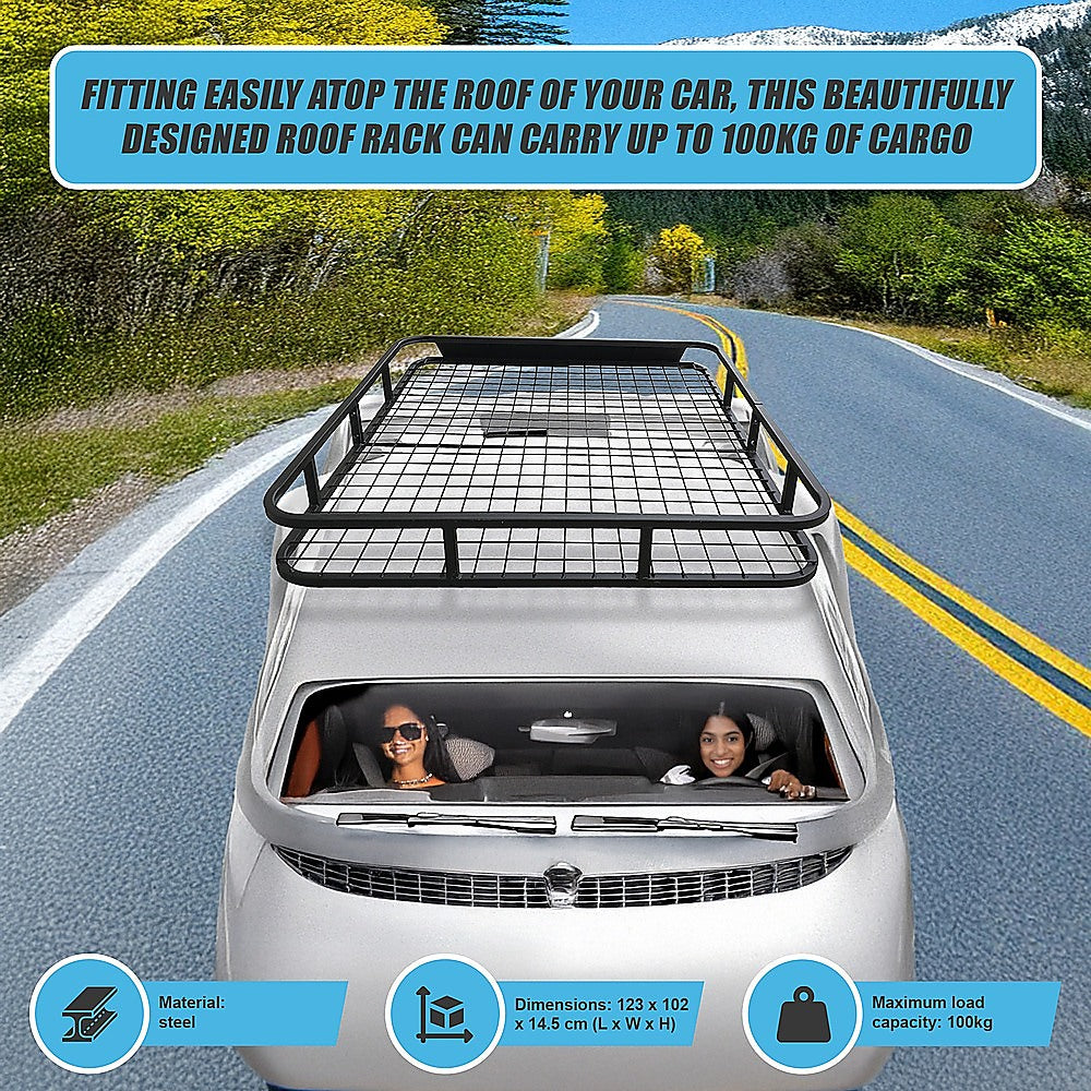 Roof Rack Basket - Car Luggage Carrier