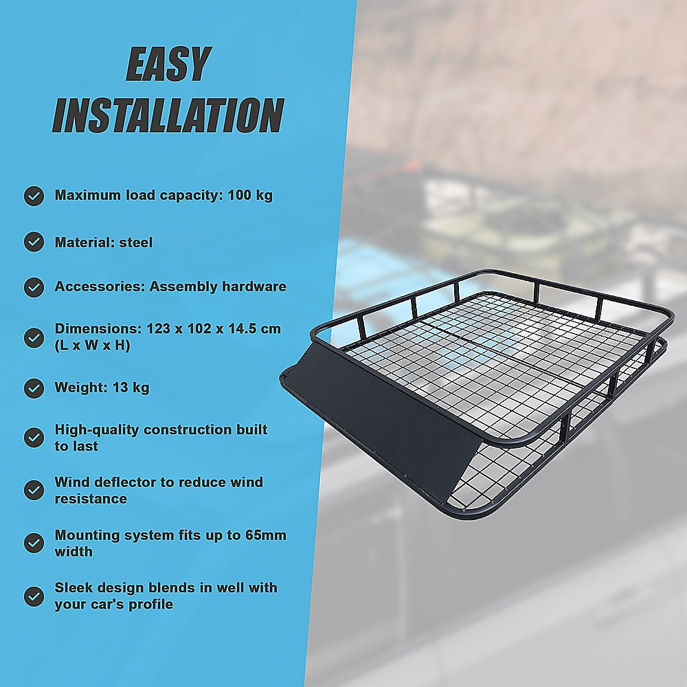 Roof Rack Basket - Car Luggage Carrier