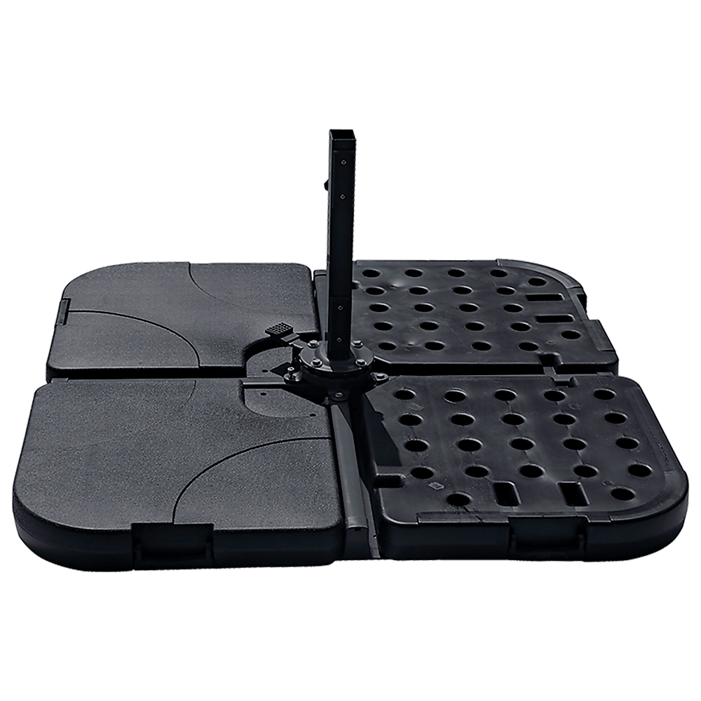 Outdoor Patio 4-Piece Cantilever Offset Umbrella Base