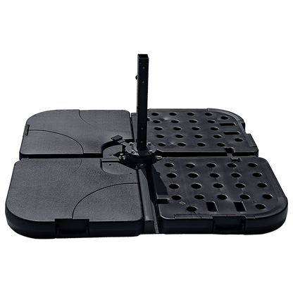 Outdoor Patio 4-Piece Cantilever Offset Umbrella Base