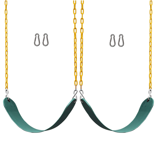 Heavy Duty Swing Seats With 66" Chain, 2-Pack