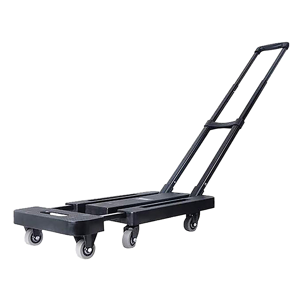 Foldable Trolley Cart With 6 Rotating Wheels