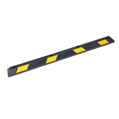 180Cm Heavy Duty Rubber Curb Parking Guide With Reflective Yellow