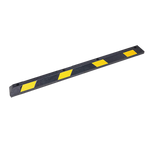 180Cm Heavy Duty Rubber Curb Parking Guide With Reflective Yellow
