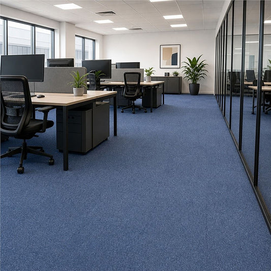 Premium Carpet Tiles Box, Blue