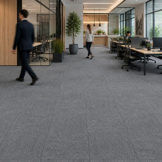 Premium Carpet Tiles Box, Grey