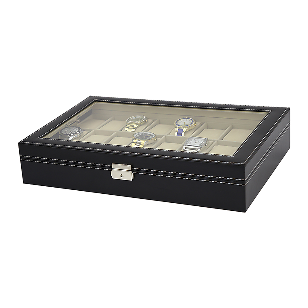 Luxury 24 Slot Watch Display Case