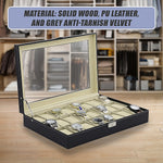 Luxury 24 Slot Watch Display Case