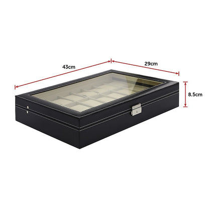 Luxury 24 Slot Watch Display Case
