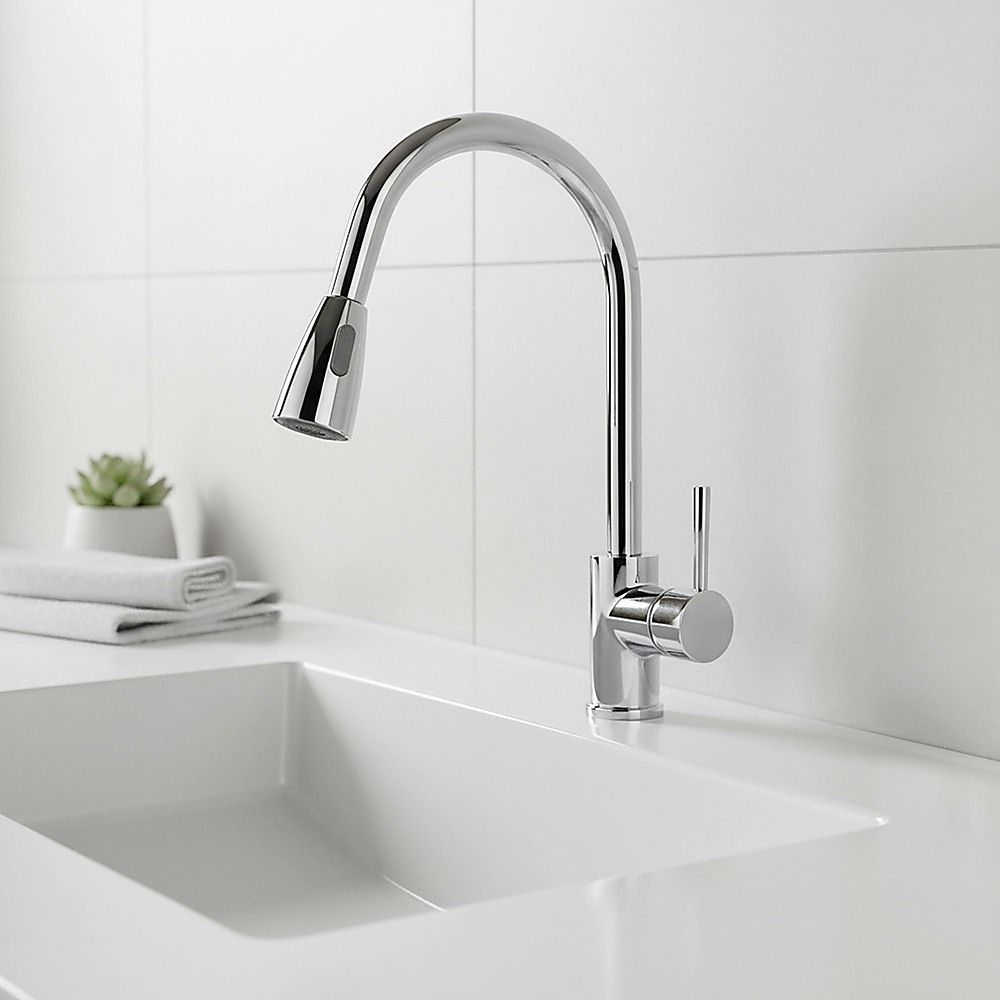 Basin Mixer Pull-Down Tap Faucet -Kitchen Laundry Bathroom Sink