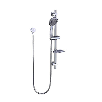 Hand Held Shower Rail Soap Dish Bathroom Set