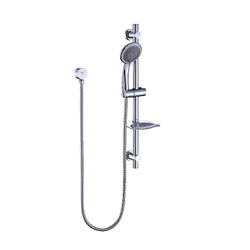 Premium Hand Held Shower Rail Soap Dish Bathroom Set