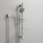 Premium Hand Held Shower Rail Soap Dish Bathroom Set