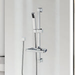Hand Held Shower Rail Soap Dish Bathroom Set