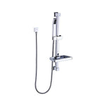 Hand Held Shower Rail Soap Dish Bathroom Set