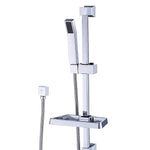 Hand Held Shower Rail Soap Dish Bathroom Set